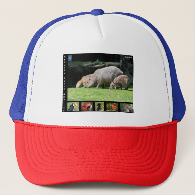 Gorra De Camionero Varios animales de Sudamérica (Anverso)