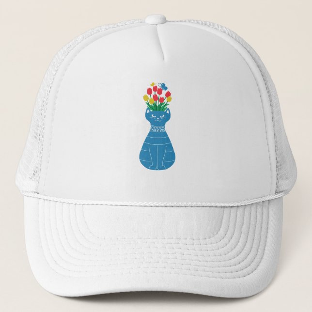 Gorra De Camionero Vase de gato (Anverso)