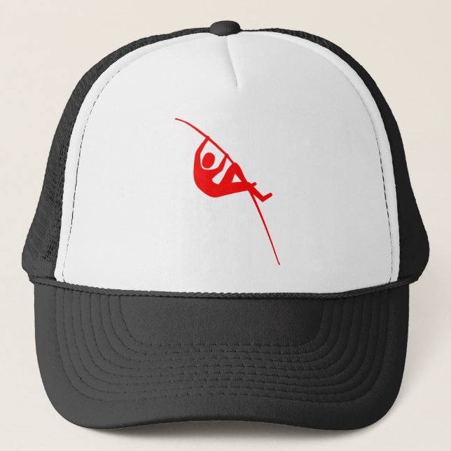 Gorra De Camionero Vaulting Pole - Rojo (Anverso)
