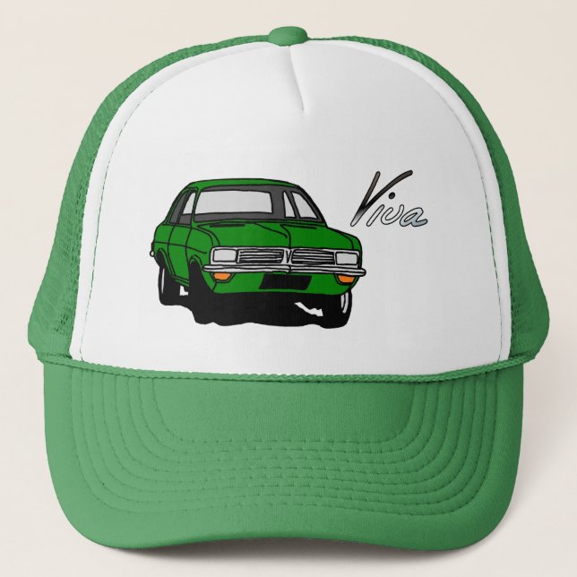 Gorra De Camionero Vauxhall verde Viva HC (Anverso)