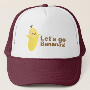 Gorra De Camionero Vayamos los plátanos con este plátano lindo y
