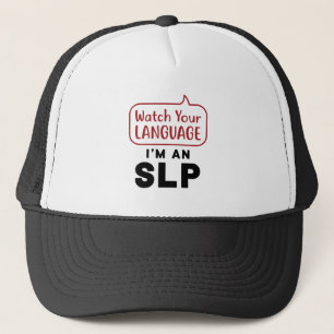 Gorra De Camionero Vean su idioma Soy un SLP