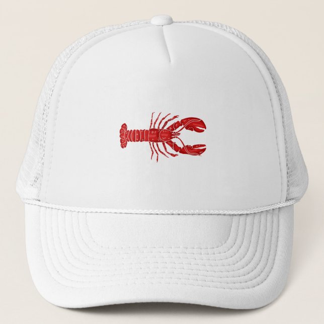 Gorra De Camionero Vector de langosta (Anverso)