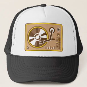 Gorra De Camionero Vector del jugador del vinilo