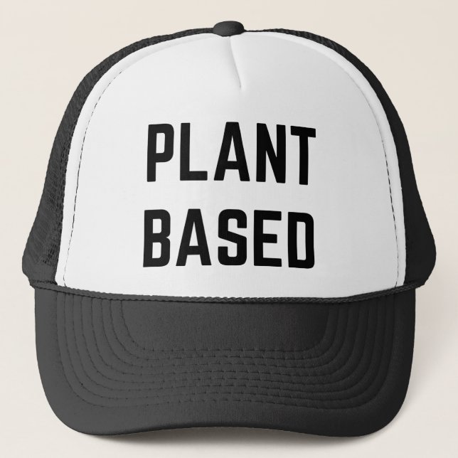 Gorra De Camionero Vegan Basado En Plantas (Anverso)