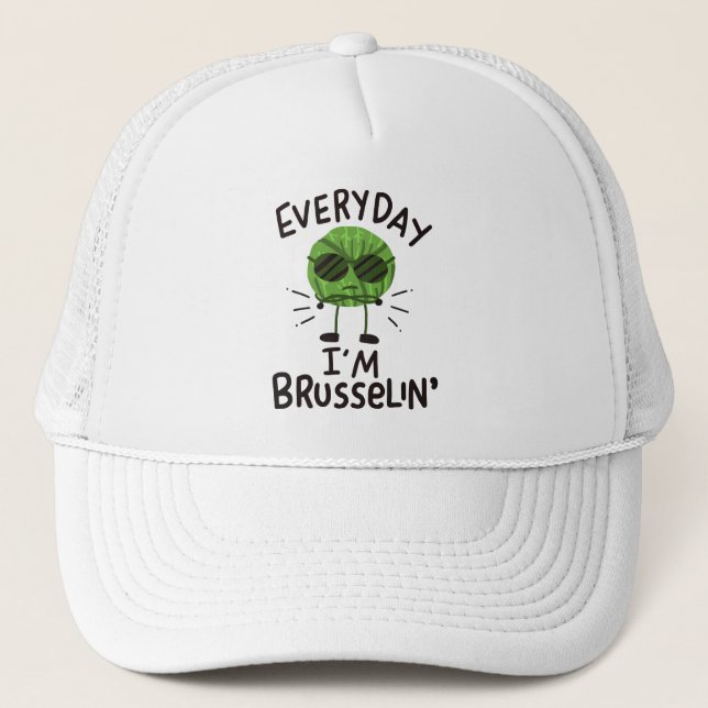 Gorra De Camionero Vegan Brussels Sprouts (Anverso)