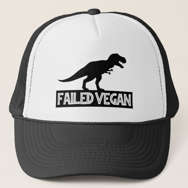 Gorra De Camionero Vegan fallida de T-Rex (Anverso)