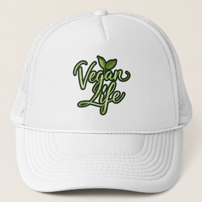 Gorra De Camionero Vegan Life (Anverso)