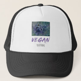 Gorra De Camionero Vegan Red Cabbage Vintage