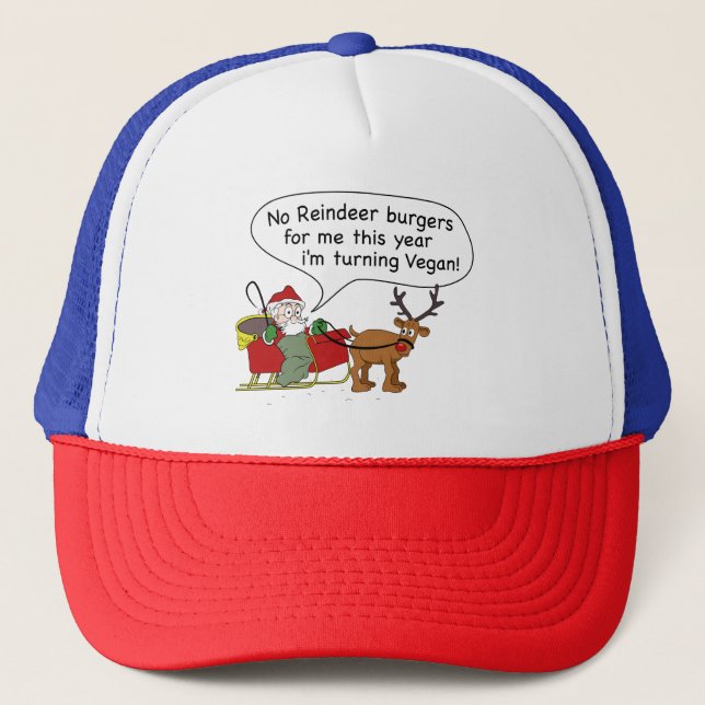 Gorra De Camionero Vegan Santa (Anverso)