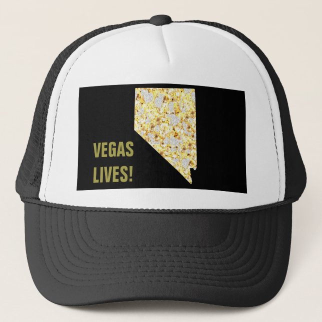 GORRA DE CAMIONERO VEGAS LIVES (Anverso)