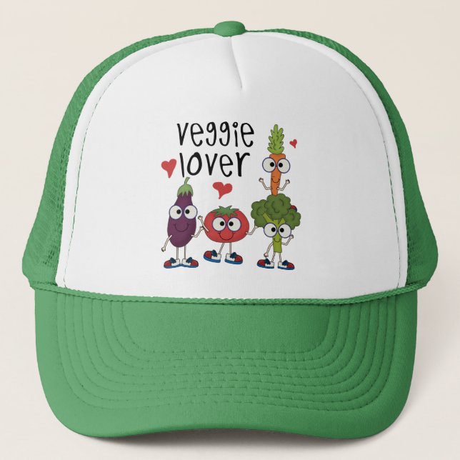 Gorra De Camionero Veggie Lover (Anverso)