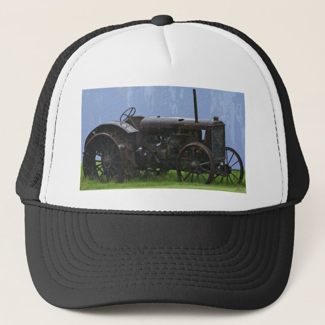 Gorra De Camionero Vehículo de trabajo de transporte de maquinaria pe (Anverso)