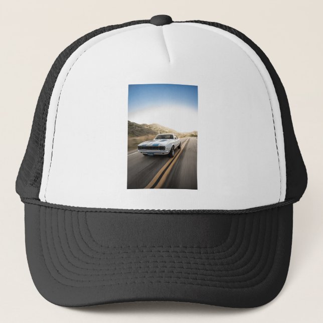 Gorra De Camionero Vehículo muscular rápido (Anverso)