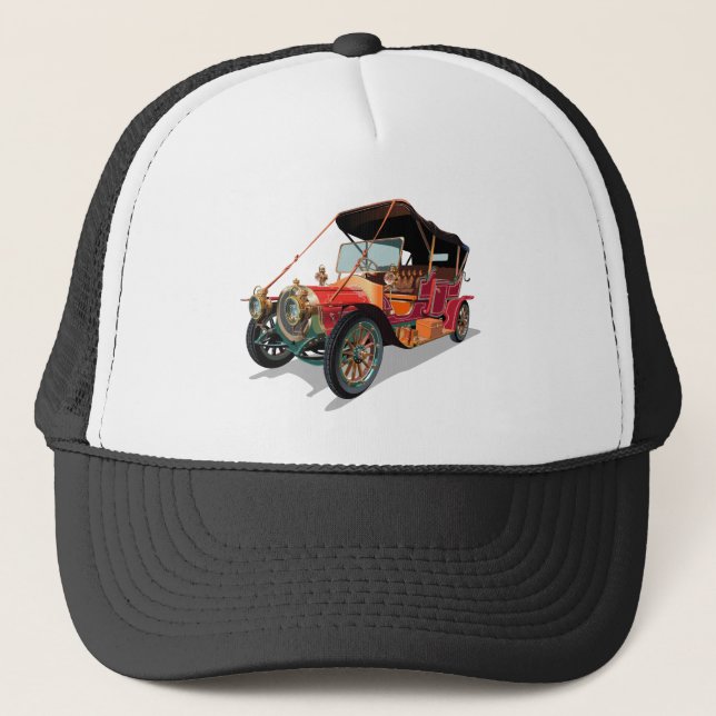 Gorra De Camionero Vehículo vintage (Anverso)