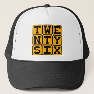 Gorra De Camionero Veintiséis, Número 26