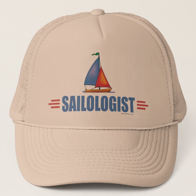 Gorra De Camionero Vela humorística (Anverso)