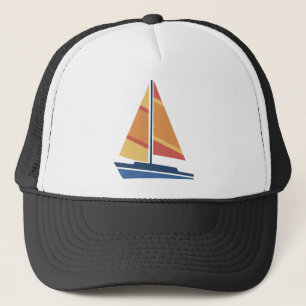 Gorra De Camionero Velero gráfico simple