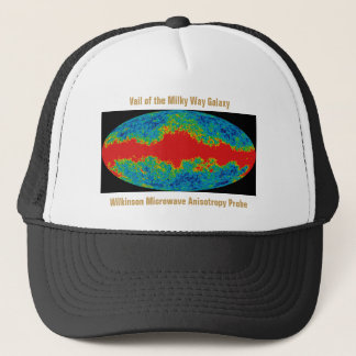 Gorra De Camionero Velo de la Galaxia de la Vía Láctea sobre el Unive
