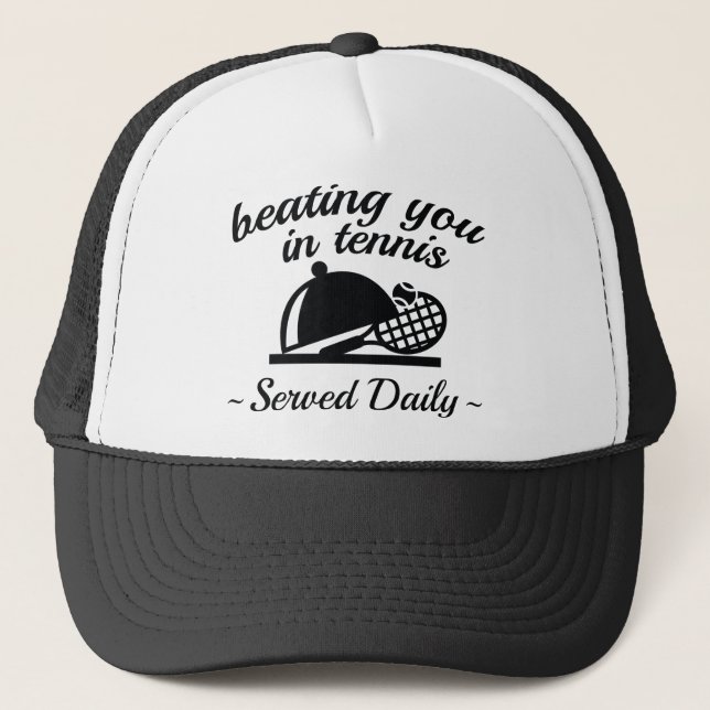 Gorra De Camionero Venciéndote en Tenis (Anverso)