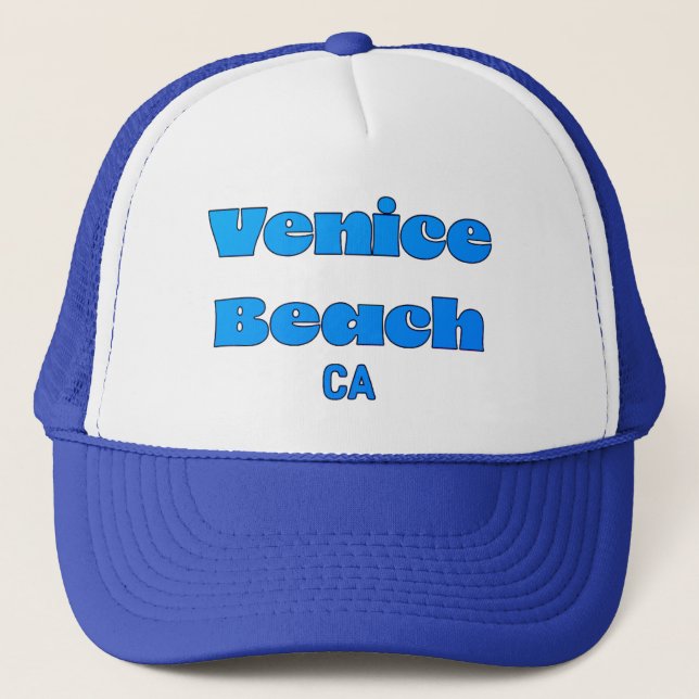 Gorra De Camionero Venecia azul (Anverso)