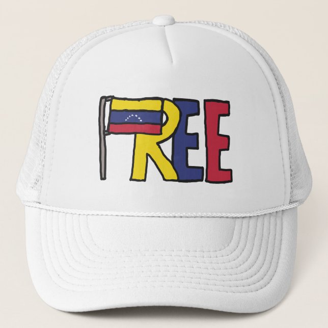 Gorra De Camionero Venezuela Libre (Anverso)