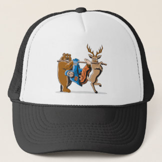 Gorra De Camionero Venganza anti del animal de la caza