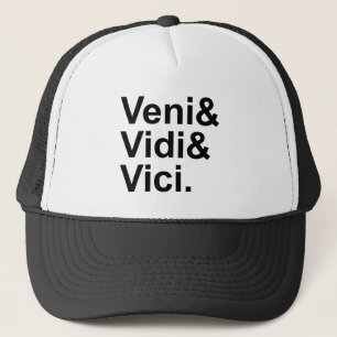 Gorra De Camionero Veni Vidi Vici   Vine, Vidi, Venci César