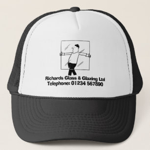 Gorra De Camionero Ventana Repara el diseño de la empresa.