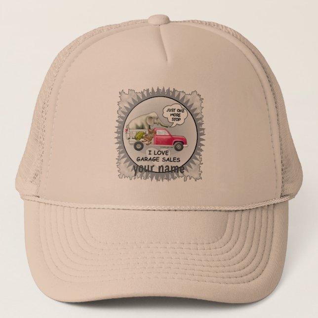 Gorra De Camionero Ventas de Garaje (Anverso)