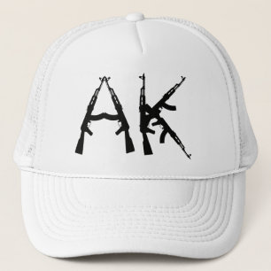Gorra De Camionero Ventilador AK 47 Rifle de asalto