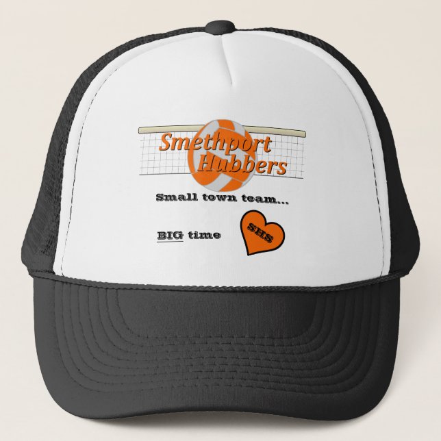 Gorra De Camionero Ventilador de voleibol Smethport Hubbers (Anverso)