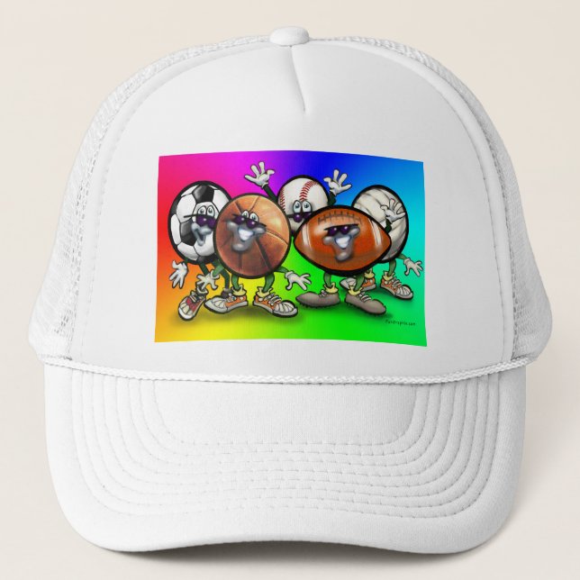 Gorra De Camionero Ventilador deportivo (Anverso)