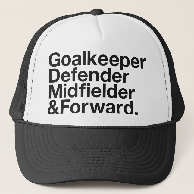 Gorra De Camionero Ventilador SOCCER (Anverso)