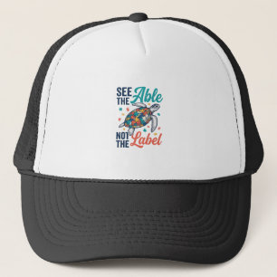 Gorra De Camionero Ver el diseño de la camiseta de concienciación sob