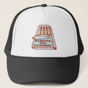 Gorra De Camionero Verano de estaño sardino