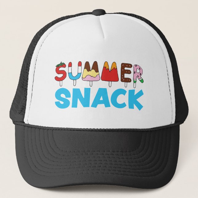 Gorra De Camionero Verano Snack Kids Popsicles (Anverso)