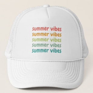 Gorra De Camionero Verano Vibes Beach Vacaciones Verano Retro