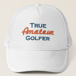Gorra De Camionero Verdadero tapón de malla de Golfer Amateur