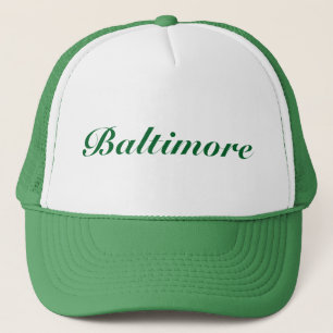 Gorra De Camionero Verde Baltimore