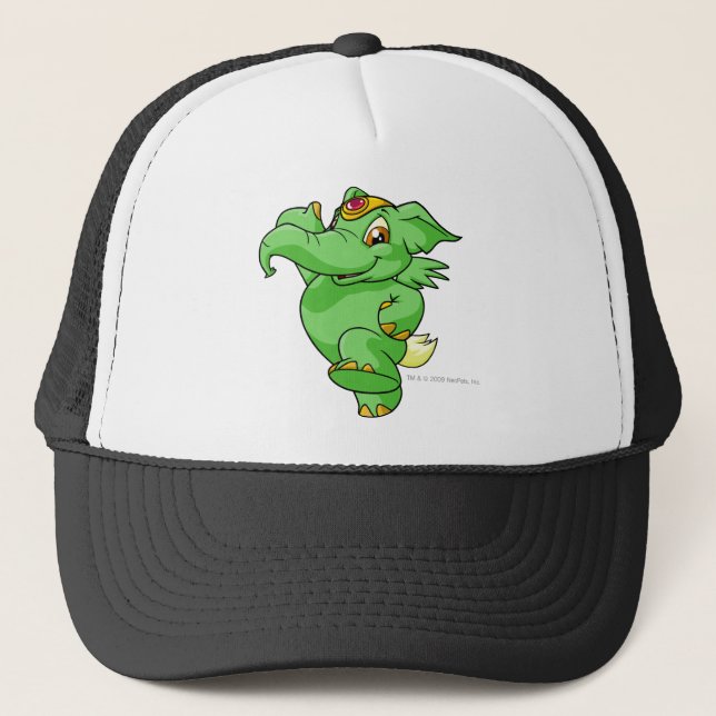Gorra De Camionero Verde de Elephante (Anverso)