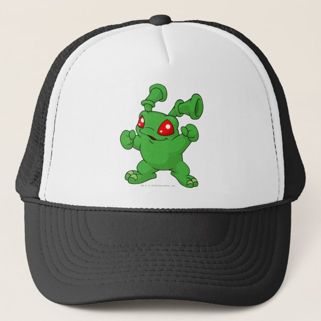 Gorra De Camionero Verde de Grundo (Anverso)