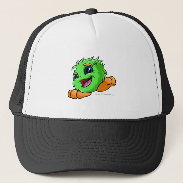 Gorra De Camionero Verde de JubJub (Anverso)