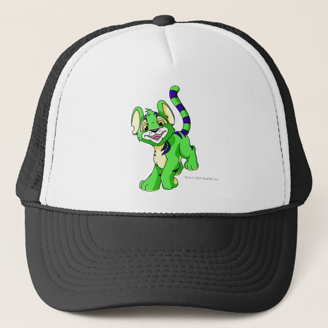Gorra De Camionero Verde de Kougra (Anverso)