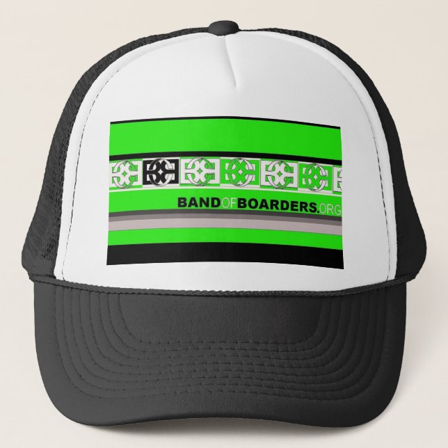 Gorra De Camionero Verde de la banda de Bob (Anverso)