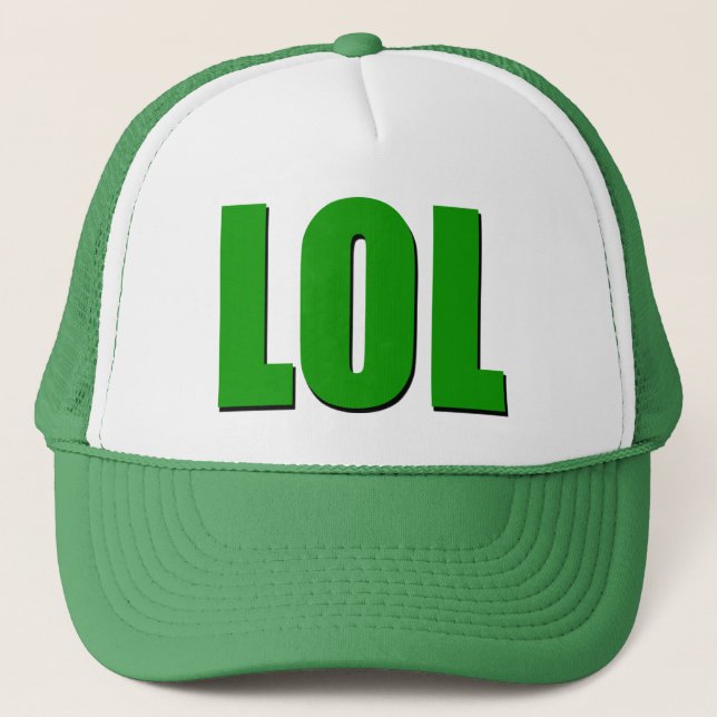 Gorra De Camionero Verde de LOL (Anverso)