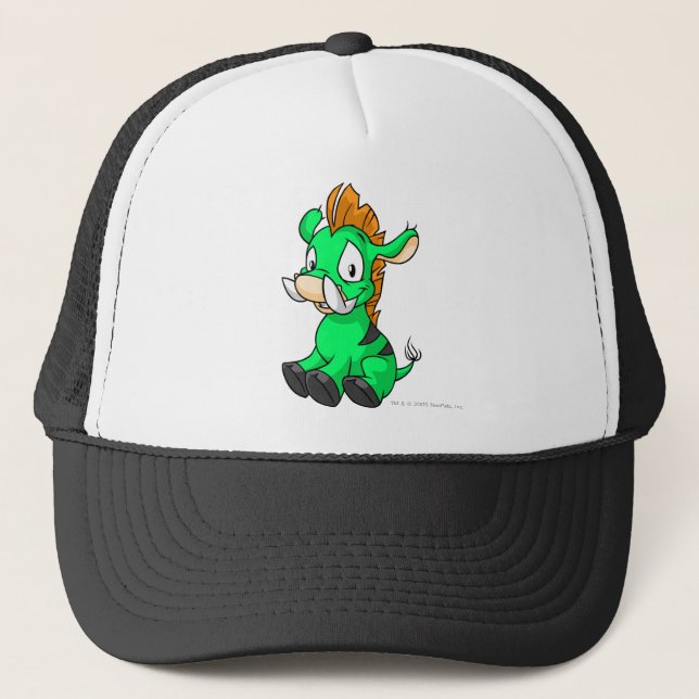 Gorra De Camionero Verde de Moehog (Anverso)