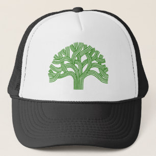 Gorra De Camionero Verde de Oakland del roble