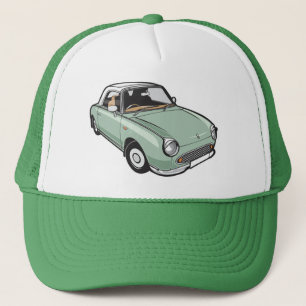 Gorra De Camionero Verde esmeralda de Nissan Figaro
