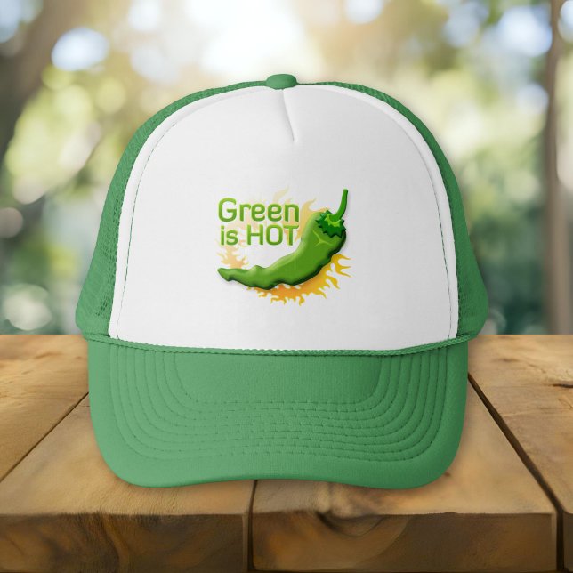 Gorra De Camionero Verde está CALIENTE (Subido por el creador)